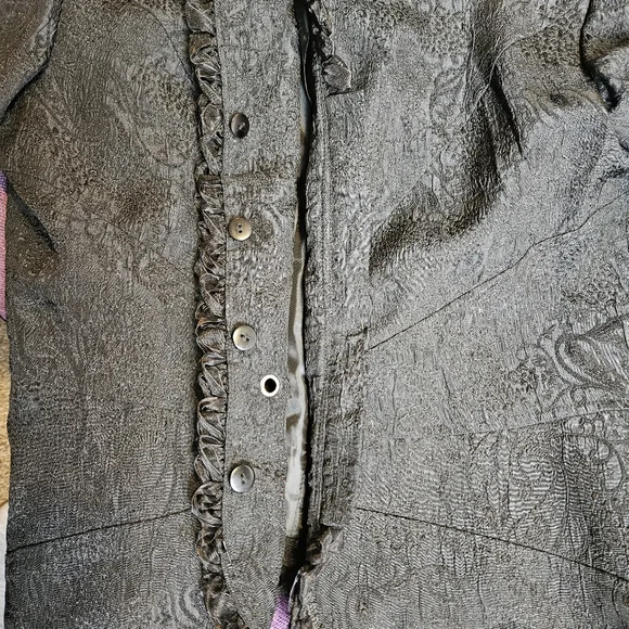 BERGAMO Women Black Elegant Jacket Size Large - Picture 6 of 13